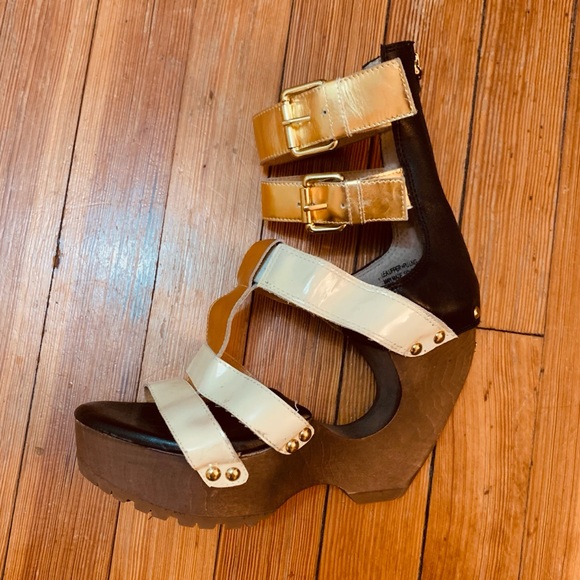 Crazy cool vintage platform designer shoes 8 - Picture 5 of 16